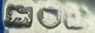 CJF into a rectangle mark,Charles James Fox, London 1899