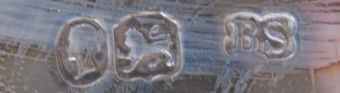BS into two conjoined circles mark, Benjamin Smith, London c. 1840