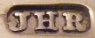 JHR into a chamfered rectangle mark, John Henry Rawlings, London 1903
