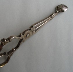 silver tea tongs