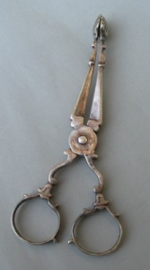 silver tea tongs