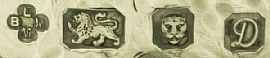 L over B M over M into a quatrefoil mark, Marlow Brothers, London 1978