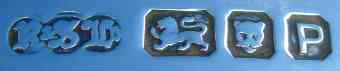 R&S Ld gothic into three conjoined circles  mark, Reid & Sons Ltd, London 1950