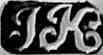 JK in script mark, John Kinselagh, Cork c. 1805