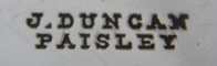 James Duncan retailer of Roberts & Belk (Sheffield)- Paisley