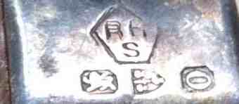 RH over S into a pentagon mark, R.Hovenden & Sons, Chester 1897