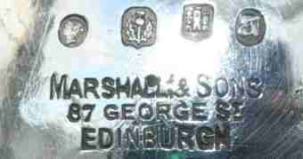 MARSHALL & SONS mark,Marshall & Sons, Edinburgh 1882