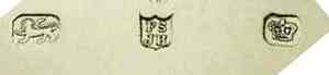 F.S over J.H into a shield mark, Sibray, Hall & Co -Frederick Sibray & Job Frank Hall-, Sheffield 1882