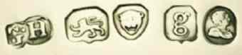 G.H into two conjoined circles mark, George Hunter II, London 1822