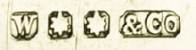 W 'star' 'star' & Co mark, White & Co, Birmingham 1882