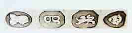 TH over GH into a quatrefoil mark, Thomas & George Hayter, London 1822