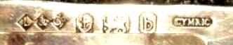 L&Co into three lozenges mark, Liberty & Co, Birmingham 1901