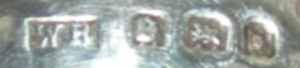 W.R into a rectangle mark, William Robertson - possibly-, London 1920 W.R into a rectangle mark, William Robertson - possibly-, London 1920