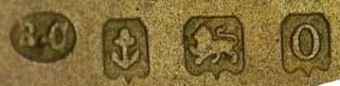 R.C into an oval mark, Robert Chandler, Birmingham 1913