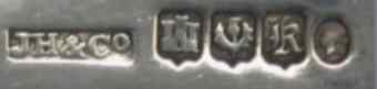 JH &  Co into an oblong rectangle mark, James Howden & Co, Edinburgh 1841