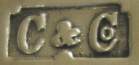 C&Co into a chamfered indented rectangle mark, Collingwood & Co, London 1963