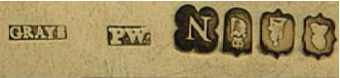 PW mark, Peter Walsh or Philip Weekes, Dublin 1833