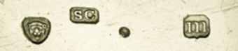 SC into a rectangle mark, Sebastian Crespel II, London 1827