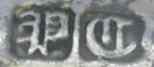 PC in 'Old English' upper case mark, not identified, Birmingham 1907