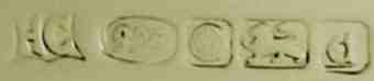 HC into a wavy shape mark, not identified, Sheffield 2003