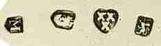 TP into an oval mark, Thomas Partis II, Newcastle 1751