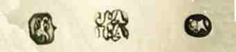 J.A over &star& I.A mark, Joseph & John Angell, London 1838