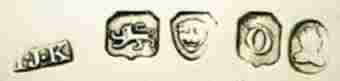 I.J.K into an oblong rectangle mark, John James Keith, London 1829