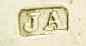 JA into a rectangle mark, Joseph Angell I, London 1818