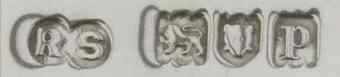 RS into two conjoined circles mark, Robert Stewart , London 1910