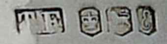 T.F. into a rectangle mark, not identified, Sheffield 1972 T.F. into a rectangle mark, not identified, Sheffield 1972