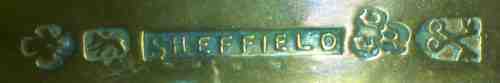 EP ON COPPER a generic mark for  Electro Plated wares