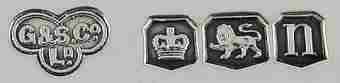 G & S.Co over Ld into a trefoil shape mark, Goldsmiths and Silversmiths Company, Sheffield 1930