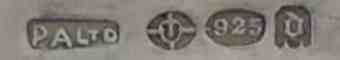 PA Ltd into an oblong rectangle mark, not identified, London 1919 PA Ltd into an oblong rectangle mark, not identified, London 1919
