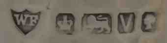 WF into shield mark, William Fairbairns & Sons, Sheffield 1874