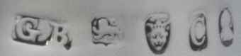 G B into a rectangle mark, George Brasier, London 1798