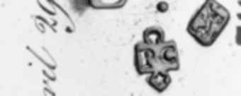 PC under a crown over a star mark, Paul Crespin, London 1738