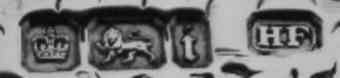 HF into a chamfered rectangle mark, H Fisher & Co, Sheffield 190 HF into a chamfered rectangle mark, H Fisher & Co, Sheffield 1901