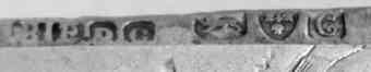 B P D C into four squares mark, Boots Pure Drug Company, Chester 1903