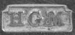 HGM into an upper cut corners rectangle mark, Henry George Murphy, London 1913