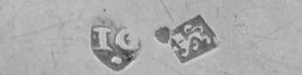 I.G into a heart mark, IJohn Gamon, London 1730