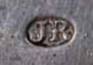 JR into an oval mark, James Richardson, Chester 1893