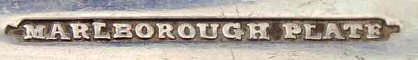 Selfridge & Co Ltd - London: Marlborough Plate trademark