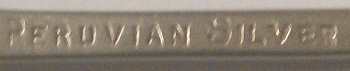 Thomas Hands & Son - Birmingham: trade mark Peruvian Silver