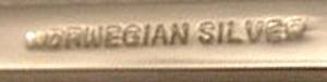 William  Gallimore & Sons - Sheffield: Norwegian silver
