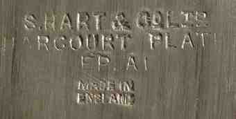 S. Hart & Co Ltd - Sheffield: trademark HARCOURT PLATE