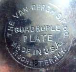 Van Bergh Silver Plate Co. - Rochester NY Van Bergh Silver Plate Co. - Rochester NY