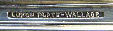 R. Wallace & Sons. Mfg. Co. - Wallingford CT: flatware trademark Luxor
