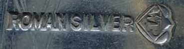 William Page & Co Birmingham, trade mark Roman silver