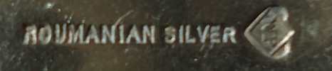 William Page & Co Birmingham, trade mark Roumanian silver