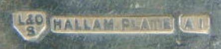 Latham & Owen - Sheffield: HALLAM PLATE trademark